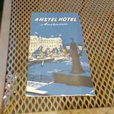 vintage amstel hotel amsterdam blue picture
