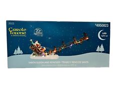 Carole Towne Santa Sleigh and Reindeer 2022 #C76613 #4950823 by Lowe's NEW picture