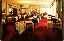 Vtg Stockbridge Massachusetts MA The Red Lion Inn Dining Room Postcard picture