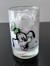 Vintage Walt Disney Company Frosted Goofy Tumbler Small 3.5” Tall HTF Size picture