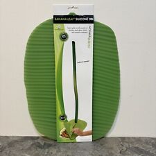 Charles Viancin Banana Leaf Silicone Storage Lid Airtight Seal Green, 12x16” NEW picture