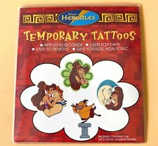 Vintage Disneyland Hercules Five (5) Temporary Tattoos 1997 Sealed picture