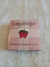 Longaberger 2001 All-American Strawberry Tie-On picture