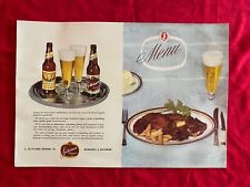 Vintage A. Gettelman Beer Advertising Menu Cover Milwaukee Brewery $1000 Bottle picture