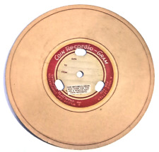 1940's Vintage Coin Op RECORDIO GRAM PAPER RECORD 