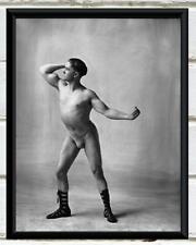 Antique Photo Male Athlete Posing Male Form Vintage Photo Print 5x7 picture