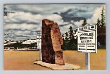 CO-Colorado, Markers At The Summit Of Berthound Pass, Vintage Postcard picture