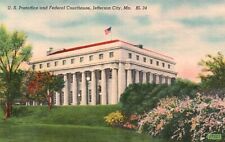 Postcard MO Jefferson City Post Office & Federal Courthouse Vintage PC G642 picture