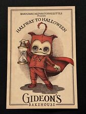 GIDEON'S BAKEHOUSE HALFWAY TO HALLOWEEN MAY 2021 BARNABAS MEPHISTOPHELITTLE CARD picture