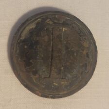 Dug Confederate Block I  Infantry Button, Dug Near Petersburg Va, English Made  picture