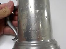 Vintage Pewter Mug From NAS Chase Field Beeville Texas Given To a LCDR picture
