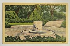 NY Postcard Eastman Memorial In Kodak Park - Rochester, NY 1943 vtg Linen B14 picture