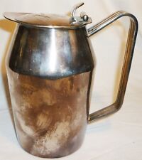 VINTAGE SILVERPLATED FAIRMONT HOTEL DOUBLE WALL COFFEE HOT WATER POT ITALY picture