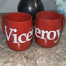 2 VINTAGE VICEROY CIGARETTE PLASTIC CUP TOBACCO ADVERTISING picture