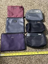 Lot Of 6 Tumi for Delta Airlines Amenity Kit Zipper Pouch Travel Cases Makeup picture