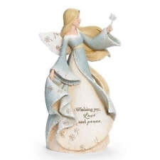 Roman Heavenly Blessings ANGEL With DANDELION WISH-12566 picture