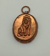 Vintage Birth Gramm Lion Mini Tin Lined Copper Swiss Made Mold picture