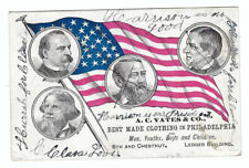 Trade card, 1888 Presidential Election, Cleveland-Harrison picture