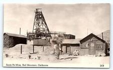 RED MOUNTAIN, CA California~ SANTA FE MINE c1940s San Bernardino County Postcard picture