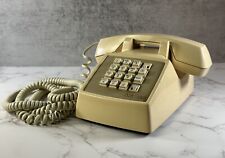 Vintage  AT&T 100  Beige Push Button Desk Telephone Cream picture
