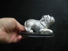 Bulldog Dog figure silver tone nice detail T6 picture