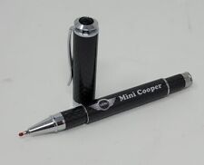 Mini Cooper Text and  Logo Carbon Fiber Ballpoint Pen - GREAT GIFT picture
