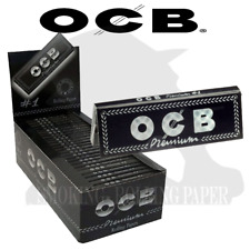 Cartine OCB Premium Black Nere Corte Singole Scatola Da 50 Libretti picture
