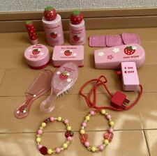 mother garden strawberry red pink cosmetic set  mezzo piano sugar bunnies picture