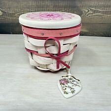 2013 Longaberger Horizon of Hope Basket Lid Protector Tie On for Breast Cancer picture