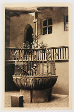 Vintage Nuremberg Germany Hanselbrunnen Hansel Fountain at Hospital RPPC picture
