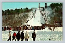 Iron Mountain MI-Michigan, Imi Pine Mountain Ski Jump, Vintage Postcard picture