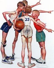 Oh Yeah? Norman Rockwell (American, 1894-1978) --POSTCARD picture