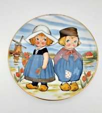 Dolly Dingle Visits Holland World Traveler Plate Series First Edition COA 1981 picture