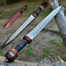 Sword - 27 Inches' Damascus Steel - Battle Ready-Roman Gladius Sword ''Full Tang picture
