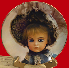 FRENCH BRU DOLL COLLECTOR PLATE VINTAGE 1978 GOLD RIM 8.5 BOXED LIMITED EDITION picture