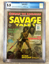 Savage Tales #1 CGC 5.5 Marvel Magazine First Appearance Of Man-Thing 1971 picture
