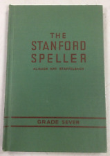 Vintage HC Book The Stanford Speller Grade Seven Almack & Staffelbach 1943 picture