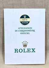 ROLEX Certificate Caseback Sticker 16013 Datejust 36 Gold Steel 8666692 1985 picture