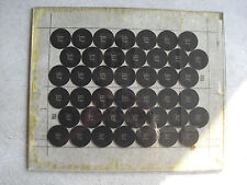 Rare 1950s Glass Ron Marca Palo Viejo Wine Bottle Cap Factory Printing Plate  picture