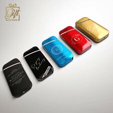 Personalized Engraved USB Rechargeable Lighter Windproof Double Arc Flameless  picture