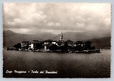 Vintage RPPC Postcard: Isola dei Pescatori, Island Town - Maggiore, Italy - 4x6