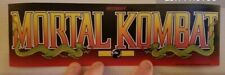 Mortal Kombat marquee sticker. 3 x 10.5 (Buy  3 stickers, GET ONE FREE) picture
