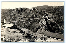 c1940's Tasquillo Bridge Tasquillo Hidalgo Mexico RPPC Photo Postcard picture
