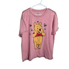 Disney Winnie the Pooh Shirt Girl's 3XL Pink Short Sleeve Top picture