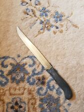Vintage Heavy Metal Handle Steak Knife A Reg Mark and Blade Kitchen  picture