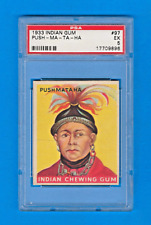 1933 R73 Goudey Indian Gum Card - #97 - PUSHMATAHA - Series of 192 - PSA 5 - EX picture
