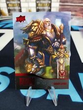 BLIZZARD LEGACY ANDUIN LOTHAR #6 HORDE RED FOIL PARALLEL UPPER DECK WARCRAFT picture