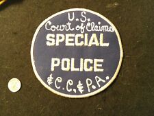 Federal Washington DC SPO Special Police ancient Court of Claims Patent Appeals picture