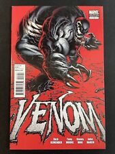 Venom #1 2nd Print Variant Cover Joe Quesada Red Cover Marvel Comics 2011 VF picture