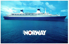 Norwegian Caribbean Line SS NORWAY Giant Format Color Postcard 4.5